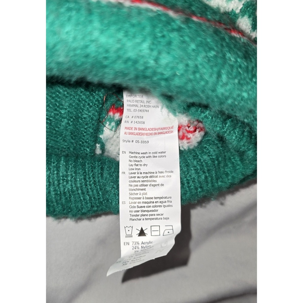 A Little Bit Naughty, A Little‎ Bit Nice Cropped Christmas Sweater – XL - Picture 8 of 9